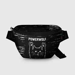 Поясная сумка Группа Powerwolf и Рок Кот
