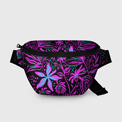 Поясная сумка Цветочная композиция Fashion trend, цвет: 3D-принт