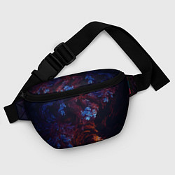 Поясная сумка Синие и Красные Коралловые Рифы, цвет: 3D-принт — фото 2