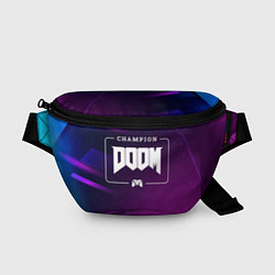 Поясная сумка Doom Gaming Champion: рамка с лого и джойстиком на