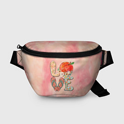 Поясная сумка Love Summer Лето, цвет: 3D-принт