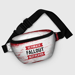 Поясная сумка Fallout: красные таблички Best Player и Ultimate, цвет: 3D-принт — фото 2