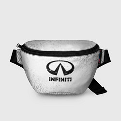 Поясная сумка Infiniti с потертостями на светлом фоне