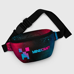 Поясная сумка Minecraft - Neon Gradient, цвет: 3D-принт — фото 2