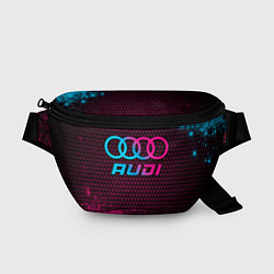 Поясная сумка Audi - neon gradient, цвет: 3D-принт