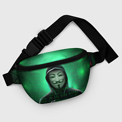 Поясная сумка Russian hacker green, цвет: 3D-принт — фото 2