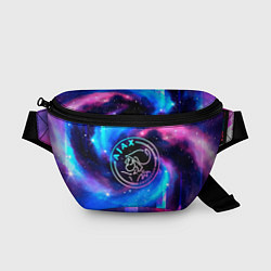 Поясная сумка Ajax неоновый космос, цвет: 3D-принт