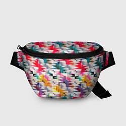 Поясная сумка Многоцветный абстрактный геометрический