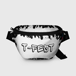 Поясная сумка Рэпер T-Fest в стиле граффити: надпись и символ