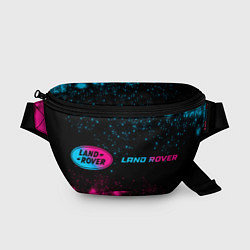 Поясная сумка Land Rover - neon gradient: надпись и символ