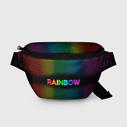 Поясная сумка Радужные точки - Rainbow, цвет: 3D-принт