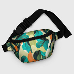 Поясная сумка Multicoloured camouflage, цвет: 3D-принт — фото 2