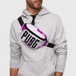Поясная сумка PUBG pro gaming: надпись и символ, цвет: 3D-принт — фото 2