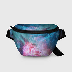 Поясная сумка Вспыхнувший космос, цвет: 3D-принт