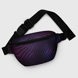 Поясная сумка Волнистый металлик, цвет: 3D-принт — фото 2