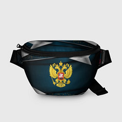 Поясная сумка Russia - dark abstract