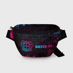 Поясная сумка Bayer 04 - neon gradient: надпись и символ