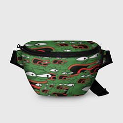 Поясная сумка Пепе лягушка, цвет: 3D-принт