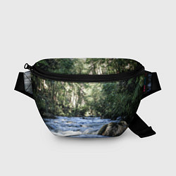 Поясная сумка Течёт река в лесу