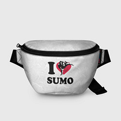 Поясная сумка I love sumo fighter