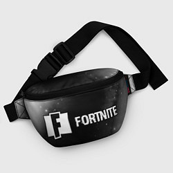 Поясная сумка Fortnite glitch на темном фоне: надпись и символ, цвет: 3D-принт — фото 2