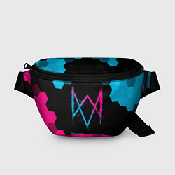 Поясная сумка Watch Dogs - neon gradient