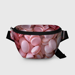 Поясная сумка Красные и розовые кексы