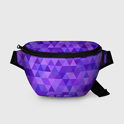 Поясная сумка Фиолетовые фигуры