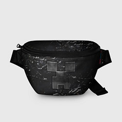Поясная сумка Minecraft black, цвет: 3D-принт