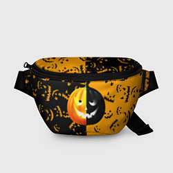 Поясная сумка Тыква на Хэллоуин, цвет: 3D-принт