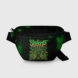 Поясная сумка Slipknot green satan