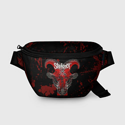 Поясная сумка Slipknot - красный козел