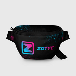 Поясная сумка Zotye - neon gradient: надпись и символ, цвет: 3D-принт