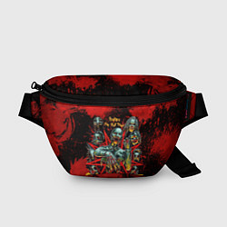Поясная сумка Slipknot red satan, цвет: 3D-принт