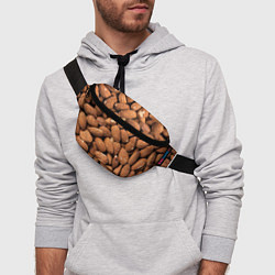 Поясная сумка Миндальные орешки, цвет: 3D-принт — фото 2