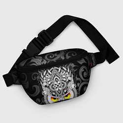 Поясная сумка Сова с золотыми глазами, цвет: 3D-принт — фото 2