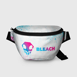 Поясная сумка Bleach neon gradient style: надпись и символ