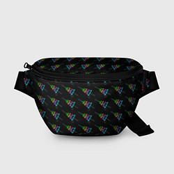 Поясная сумка Colored triangles, цвет: 3D-принт
