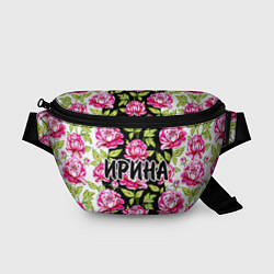 Поясная сумка Ирина в цветах, цвет: 3D-принт