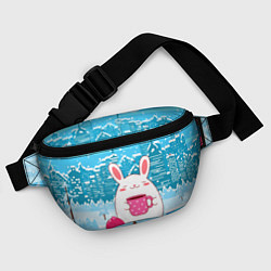 Поясная сумка Зайчик и кексик, цвет: 3D-принт — фото 2