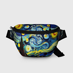 Поясная сумка Винсент ван Гог, звездная ночь, цвет: 3D-принт