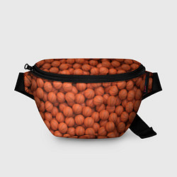 Поясная сумка Баскетбольные мячи, цвет: 3D-принт