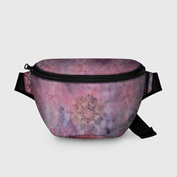 Поясная сумка Мандала гармонии, фиолетовая, космос, цвет: 3D-принт