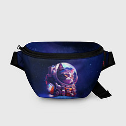 Поясная сумка Кот в космическом скафандре, цвет: 3D-принт