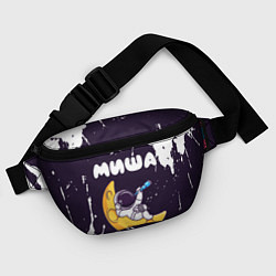Поясная сумка Миша космонавт отдыхает на Луне, цвет: 3D-принт — фото 2