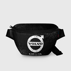 Поясная сумка Volvo с потертостями на темном фоне