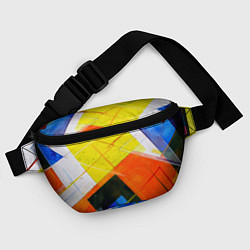 Поясная сумка Геометрия огня, солнца и холода, цвет: 3D-принт — фото 2