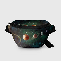 Поясная сумка Планетная система, цвет: 3D-принт
