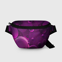 Поясная сумка Фиолетовые шары, цвет: 3D-принт