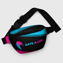 Поясная сумка Date A Live - neon gradient: надпись и символ, цвет: 3D-принт — фото 2